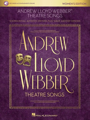 ANDREW LLOYD WEBBER THEATRE SONGS WOMEN BK/OLA