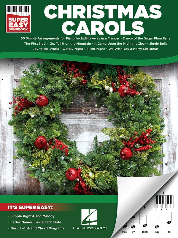 CHRISTMAS CAROLS SUPER EASY SONGBOOK