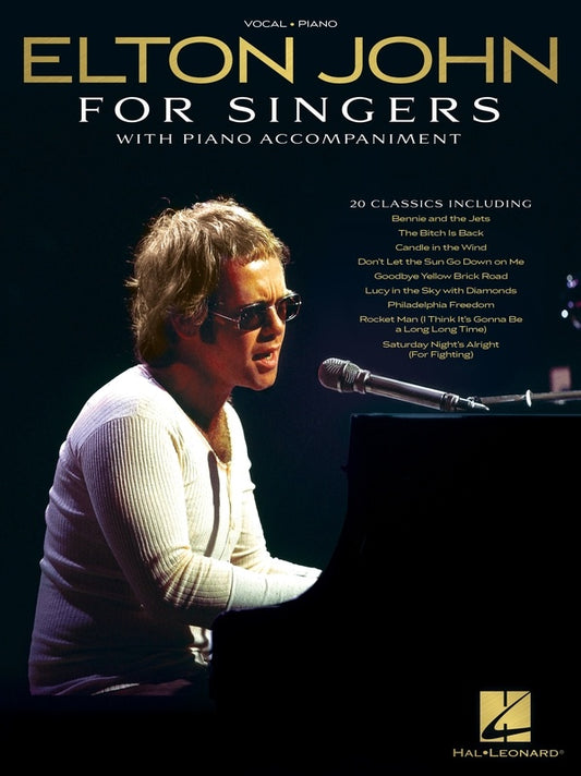 ELTON JOHN FOR SINGERS WITH PIANO ACCOMPANIMENT