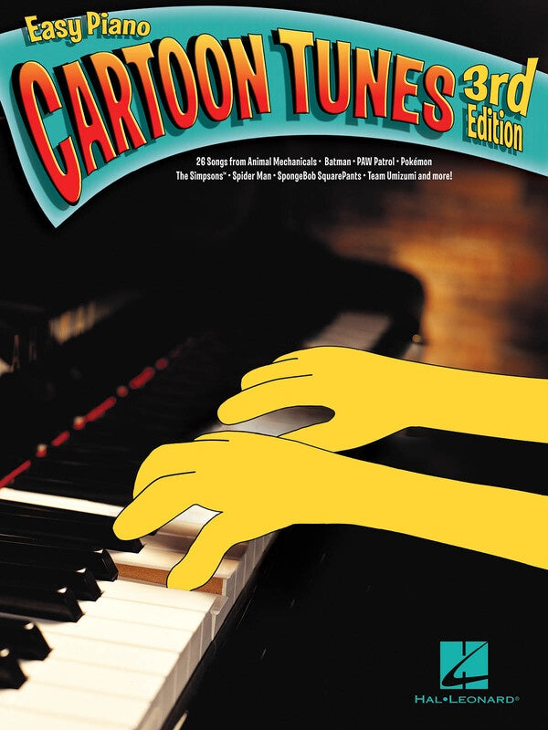 CARTOON TUNES EASY PIANO 3RD EDITION