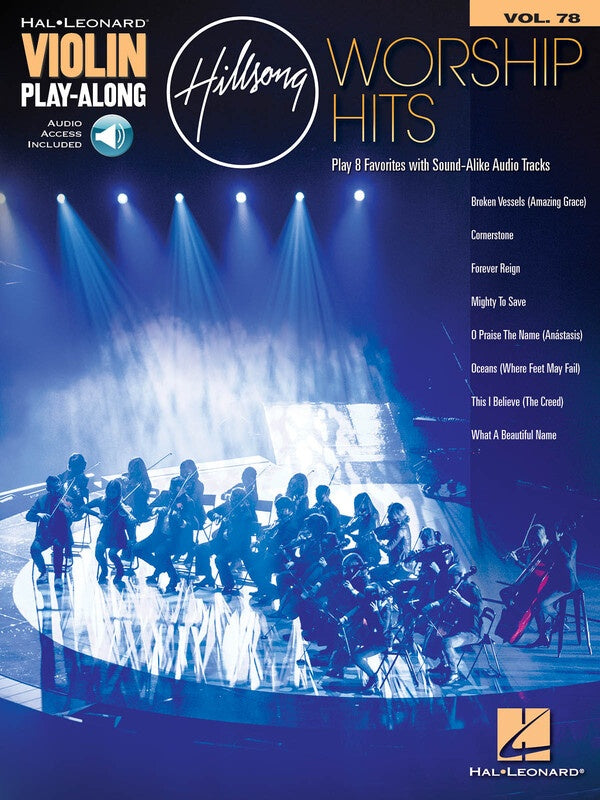 HILLSONG WORSHIP HITS VIOLIN PLAYALONG V78 BK/OLA