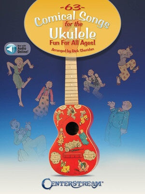 63 COMICAL SONGS FOR THE UKULELE TAB BK/OLA
