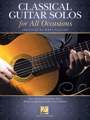 CLASSICAL GUITAR SOLOS FOR ALL OCCASSIONS NOTES & TAB