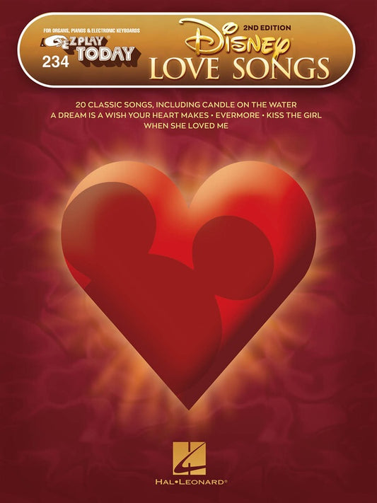 DISNEY LOVE SONGS 2ND EDITION EZ PLAY 234