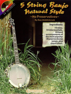 5 STRING BANJO NATURAL STYLE BK/CD