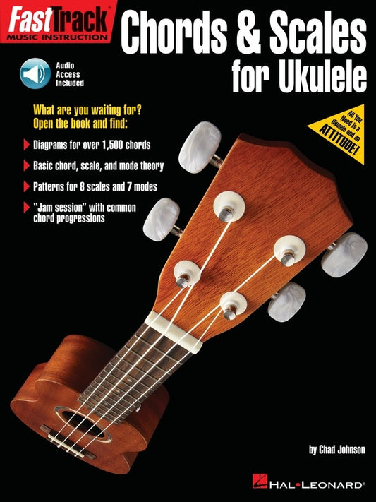 FASTTRACK CHORDS & SCALES FOR UKULELE BK/OLA