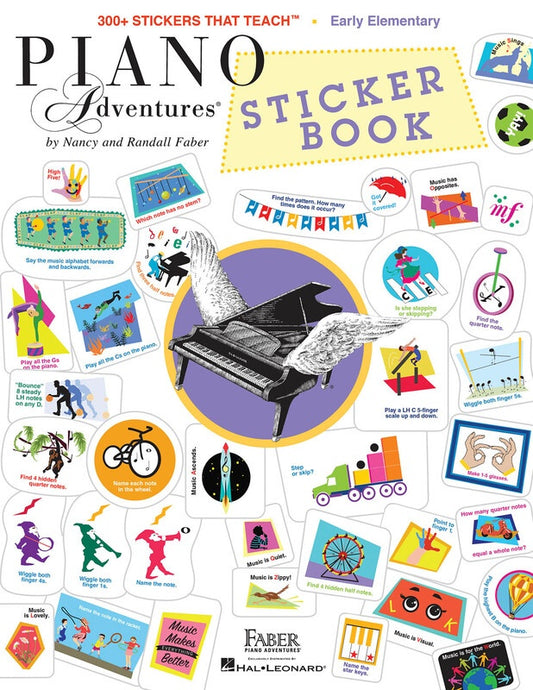 PIANO ADVENTURES STICKER BOOK