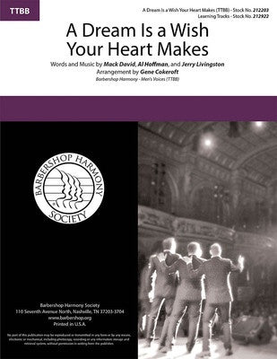 A DREAM IS A WISH YOUR HEART MAKES TTBB A CAPPELLA