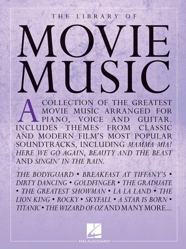 THE LIBRARY OF MOVIE MUSIC PVG