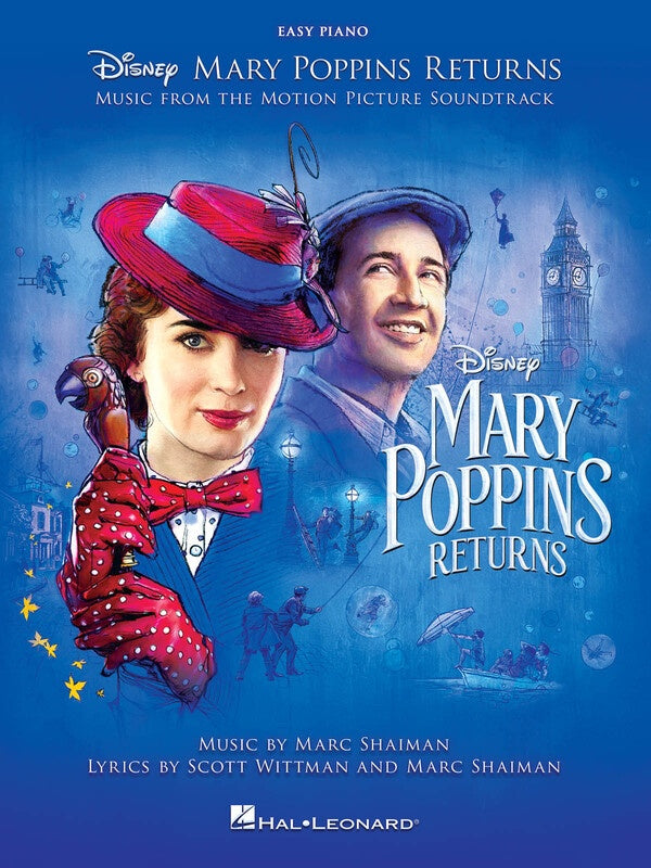 MARY POPPINS RETURNS MOVIE SOUNDTRACK EASY PIANO