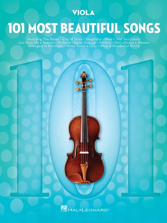 101 MOST BEAUTIFUL SONGS FOR VIOLA