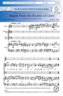 ANGELS FROM THE REALMS OF GLORY SATB
