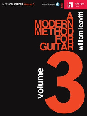 A MODERN METHOD FOR GUITAR VOL 3 BK/OLA