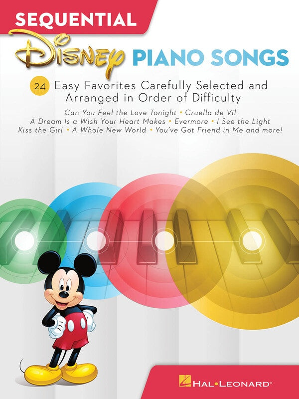 SEQUENTIAL DISNEY PIANO SONGS EASY PIANO