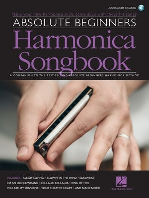 ABSOLUTE BEGINNERS HARMONICA SONGBOOK BK/OLA