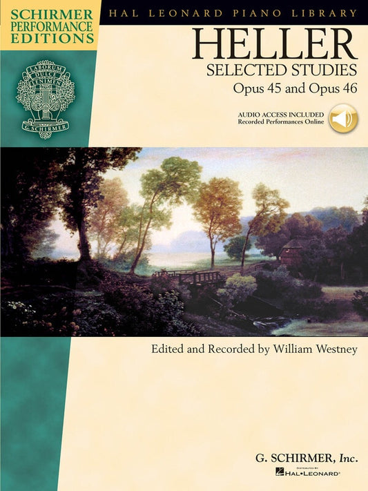 HELLER - SELECTED PIANO STUDIES OP 45 46 BK/OLA SPE