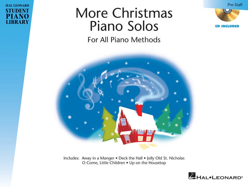 HLSPL MORE CHRISTMAS PIANO SOLOS PRESTAFF BK/CD