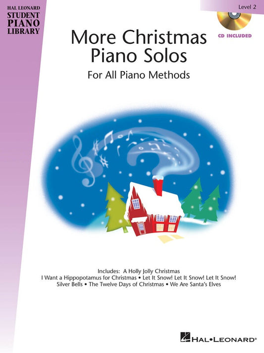 HLSPL MORE CHRISTMAS PIANO SOLOS LEV 2 BK/CD