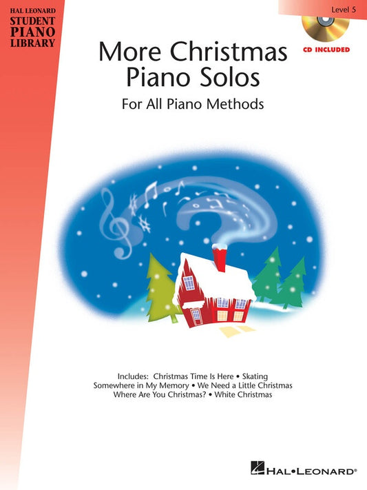 HLSPL MORE CHRISTMAS PIANO SOLOS LEV 5 BK/CD