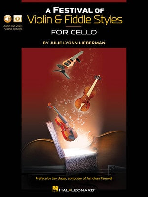 A FESTIVAL OF VIOLIN & FIDDLE STYLES FOR CELLO BK/OLM