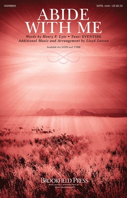 ABIDE WITH ME SATB/VIOLIN