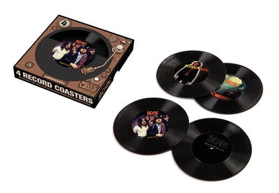AC/DC DRINK COASTERS SET OF 4
