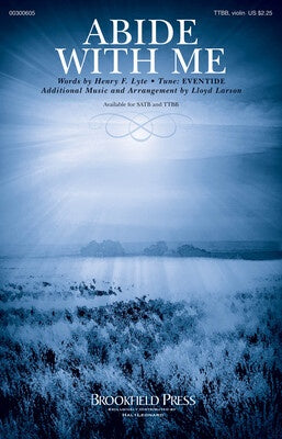 ABIDE WITH ME TTBB/VIOLIN
