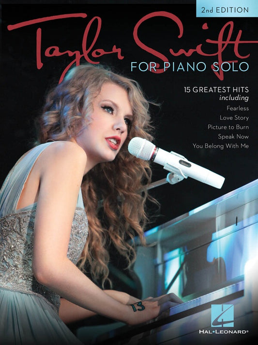 TAYLOR SWIFT FOR PIANO SOLO 2ND EDITION