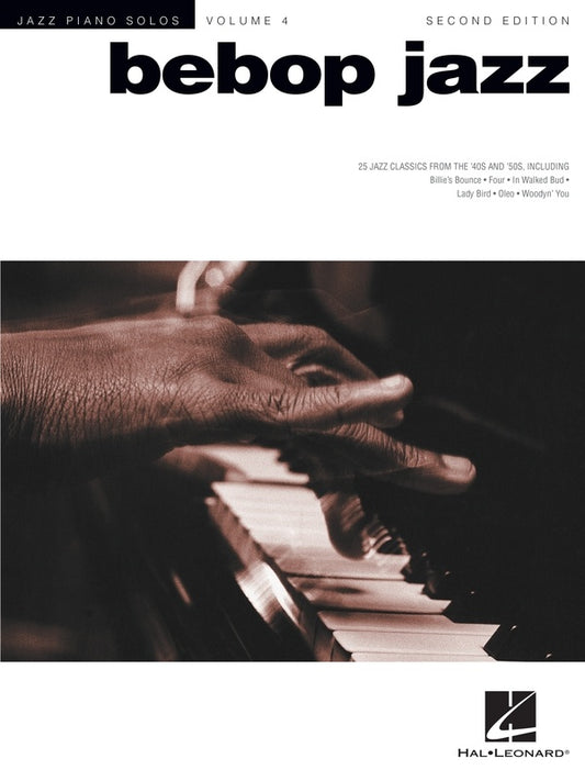BEBOP JAZZ JAZZ PIANO SOLOS V4 2ND EDITION JPS