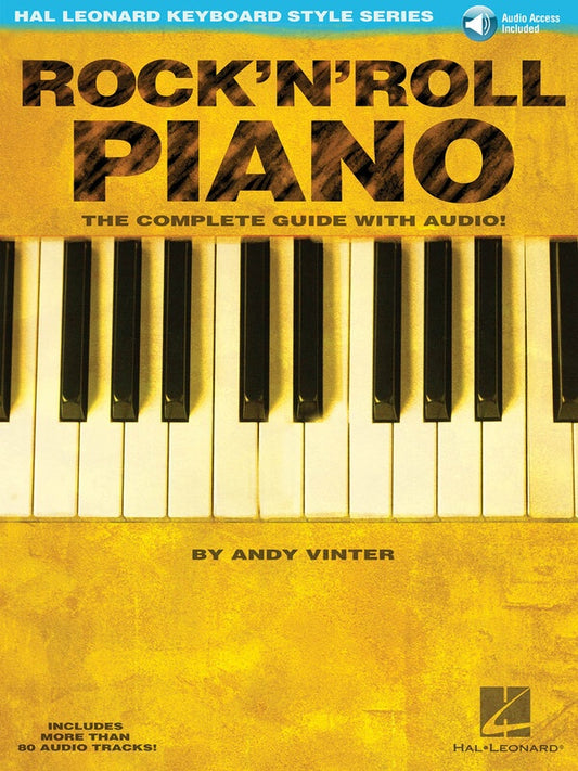 ROCK N ROLL PIANO KEYBOARD STYLE BK/OLA