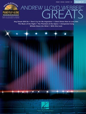 ANDREW LLOYD WEBBER GREATS PIANO PLAYALONG V27 BK/CD