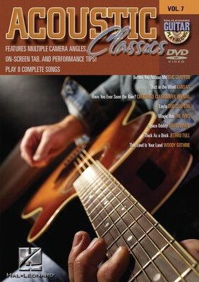 ACOUSTIC CLASSICS GUITAR PLAY ALONG DVD V7