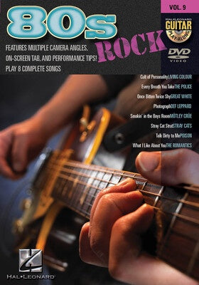 80S ROCK GUITAR PLAY ALONG DVD V9