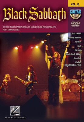 BLACK SABBATH GUITAR PLAY ALONG DVD V15