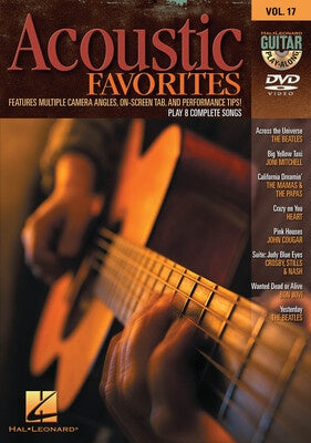 ACOUSTIC FAVORITES GUITAR PLAYALONG DVD V17