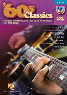 60S CLASSICS GUITAR PLAY ALONG DVD V24