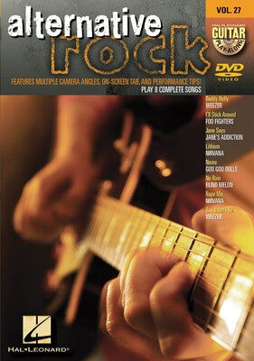 ALTERNATIVE ROCK GUITAR PLAY ALONG DVD V27