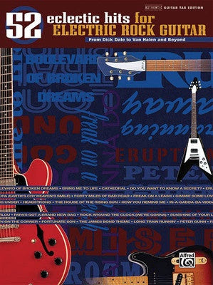52 ECLECTIC HITS FOR ELECTRIC ROCK GUITAR TAB