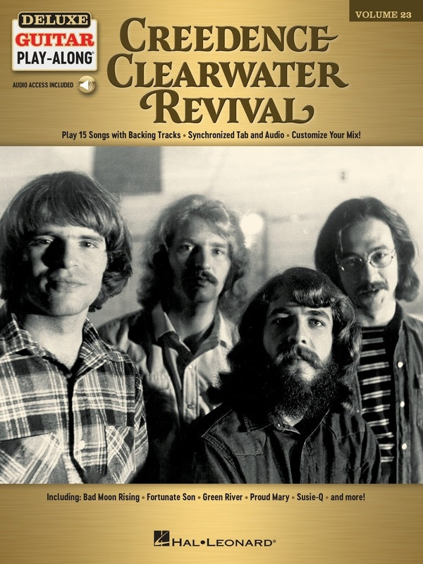 CREEDENCE CLEARWATER REVIVAL GUITAR PLAYALONG V23 BK/OLA