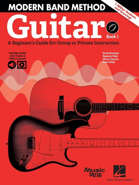 MODERN BAND METHOD GUITAR BK 1 BK/OLM