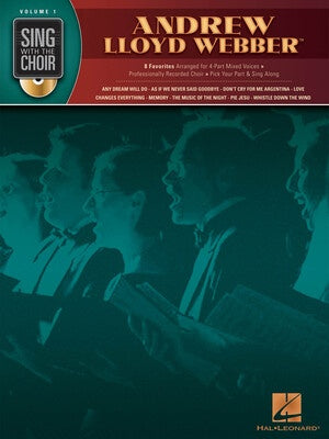 ANDREW LLOYD WEBBER SING WITH CHOIR BK/CD V1