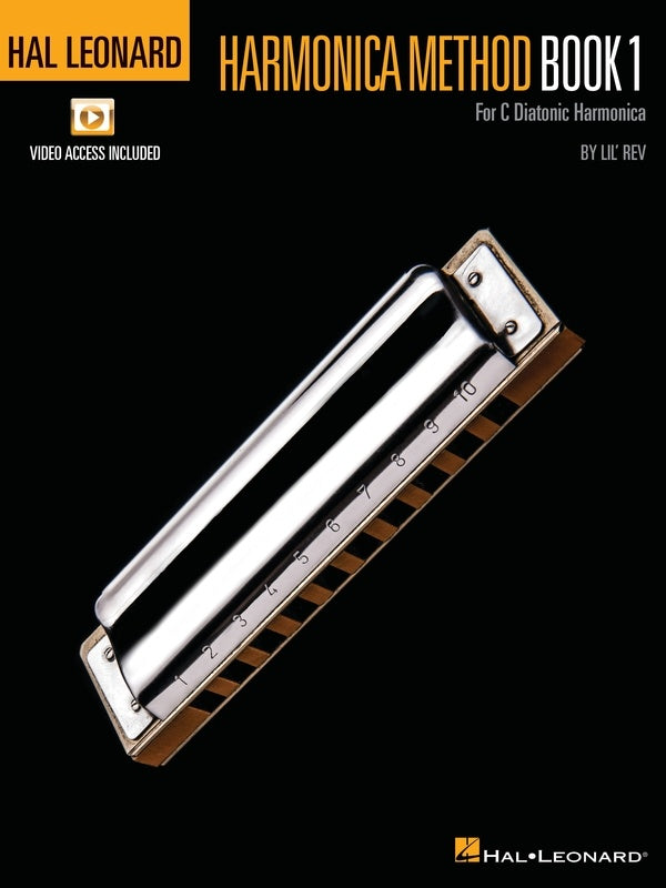 HAL LEONARD HARMONICA METHOD BK 1 BK/OLV