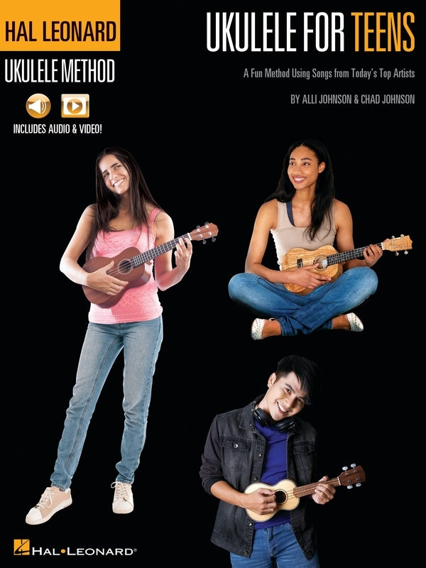 HAL LEONARD UKULELE FOR TEENS METHOD BK/OLM