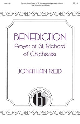 BENEDICTION SATB