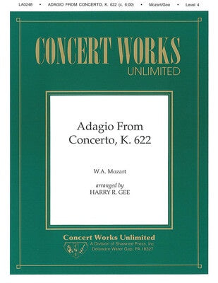 ADAGIO FROM CONCERTO K.622 PNO CLA