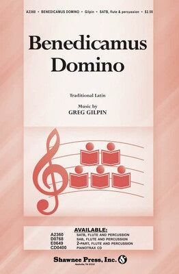 BENEDICAMUS DOMINO SATB ACCOMPANIED WITH FLUTE P