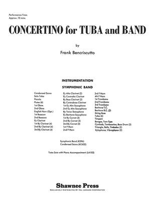 BENCRISCUTTO - CONCERTINO FOR TUBA/BAND CB3 SC/PTS (POD)