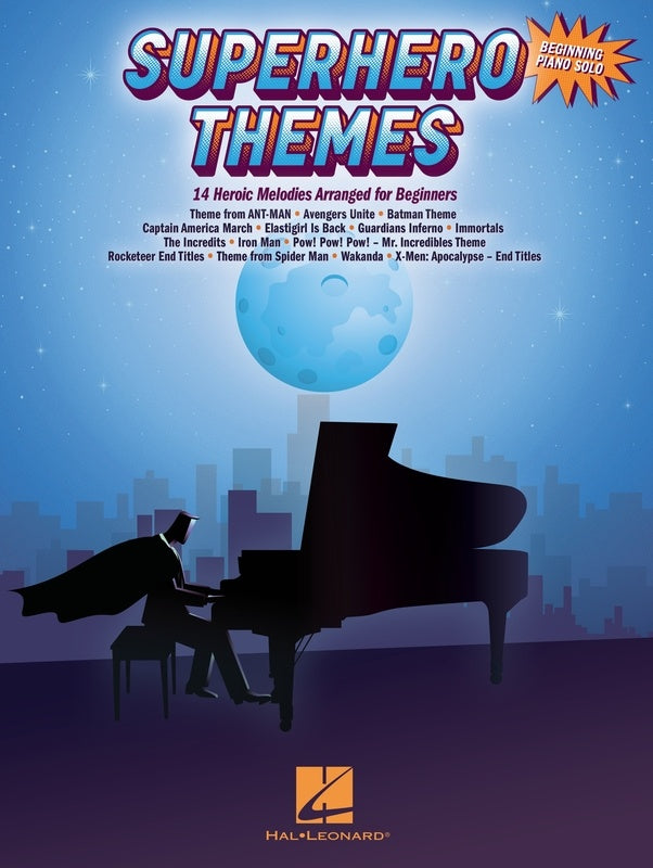 SUPERHERO THEMES BEGINNING PIANO SOLO