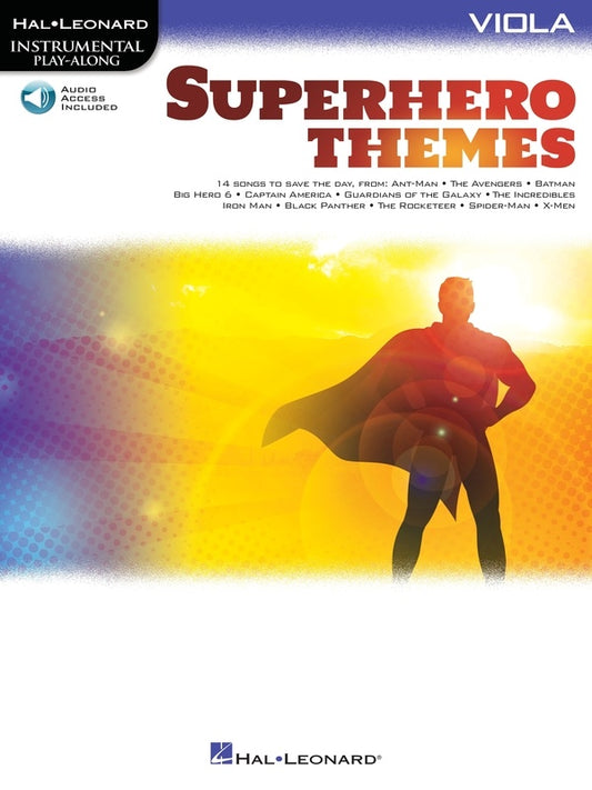 SUPERHERO THEMES INSTRUMENTAL PLAYALONG VIOLA BK/OLA