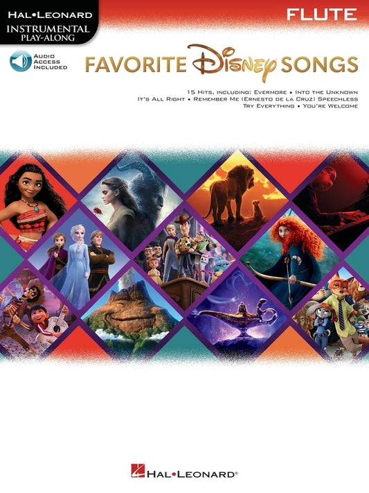 FAVORITE DISNEY SONGS FOR FLUTE BK/OLA